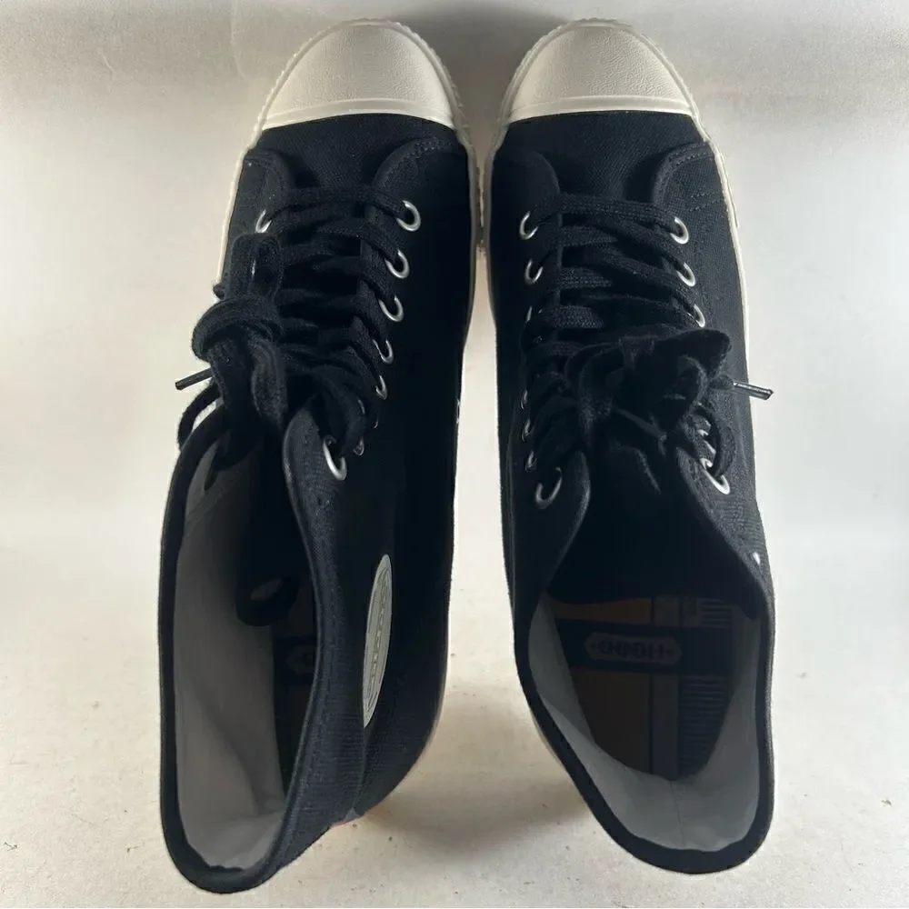 NEW Hood Rocket 66 HC Shoes Lace Up Sneakers Black Size Womens 9 Mens 7